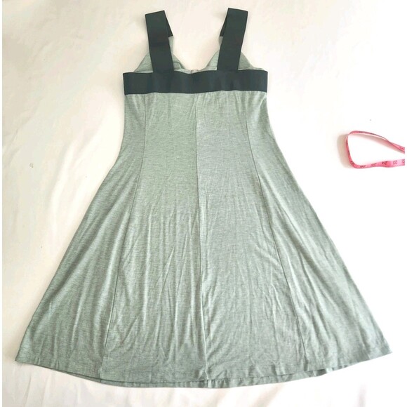 Athleta Santorini Tennis Dress SZ XS Sage Green V-Neck Sleeveless Activewear - Picture 12 of 13